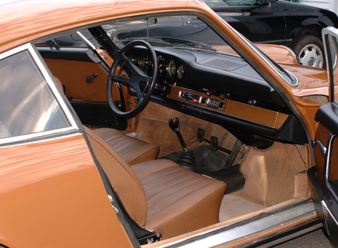 Larry & Donna Smith
"1973 911T purchased in Aug. of 2002 with 58,000 miles.
Upgraded after purchase with Stainless Steel heat exchangers,
Carrera chain tensioners and Pertronix Igniter to eliminate the distributor points.
Really a fun car to drive, it now has 70,000 miles on it."
 - Larry Smith
